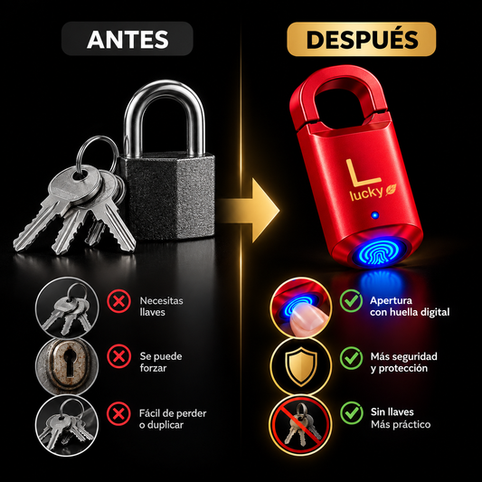 "SafeTouch™ — Desbloquea con tu Huella en 0.5 Segundos"
