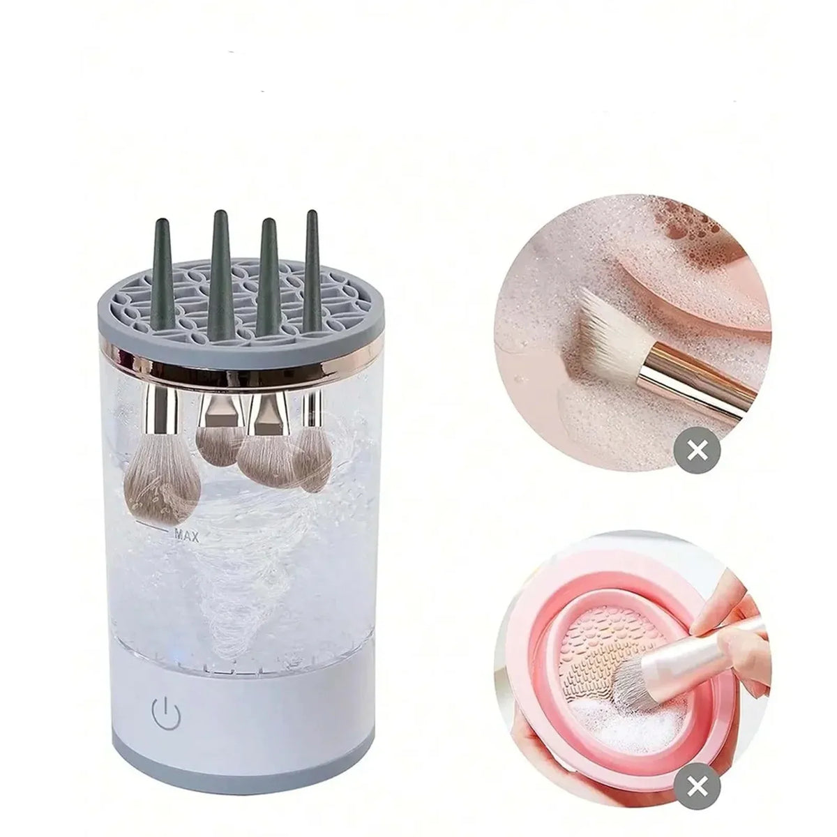 Limpiador Automático de Brochas de Maquillaje - foto 2