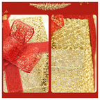 Set 3 Cajas de Regalo Decorativas con Luces LED - vista 2 - Iron Oak Chile