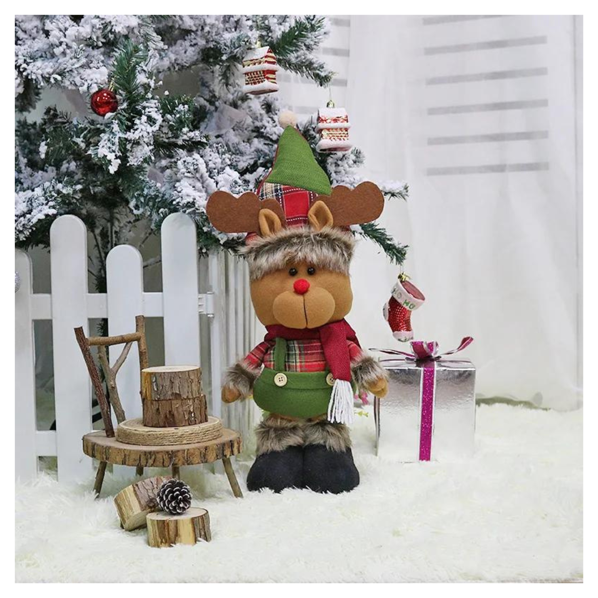 Muñecos Navideños Piernas Largas - vista 3 - Iron Oak Chile