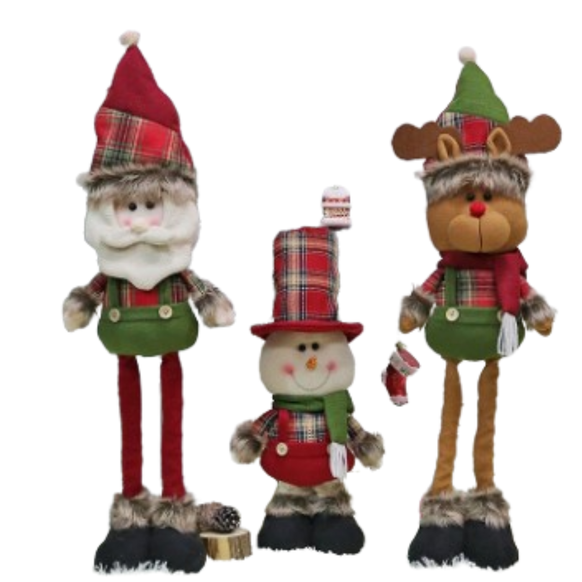 Muñecos Navideños Piernas Largas - vista 1 - Iron Oak Chile