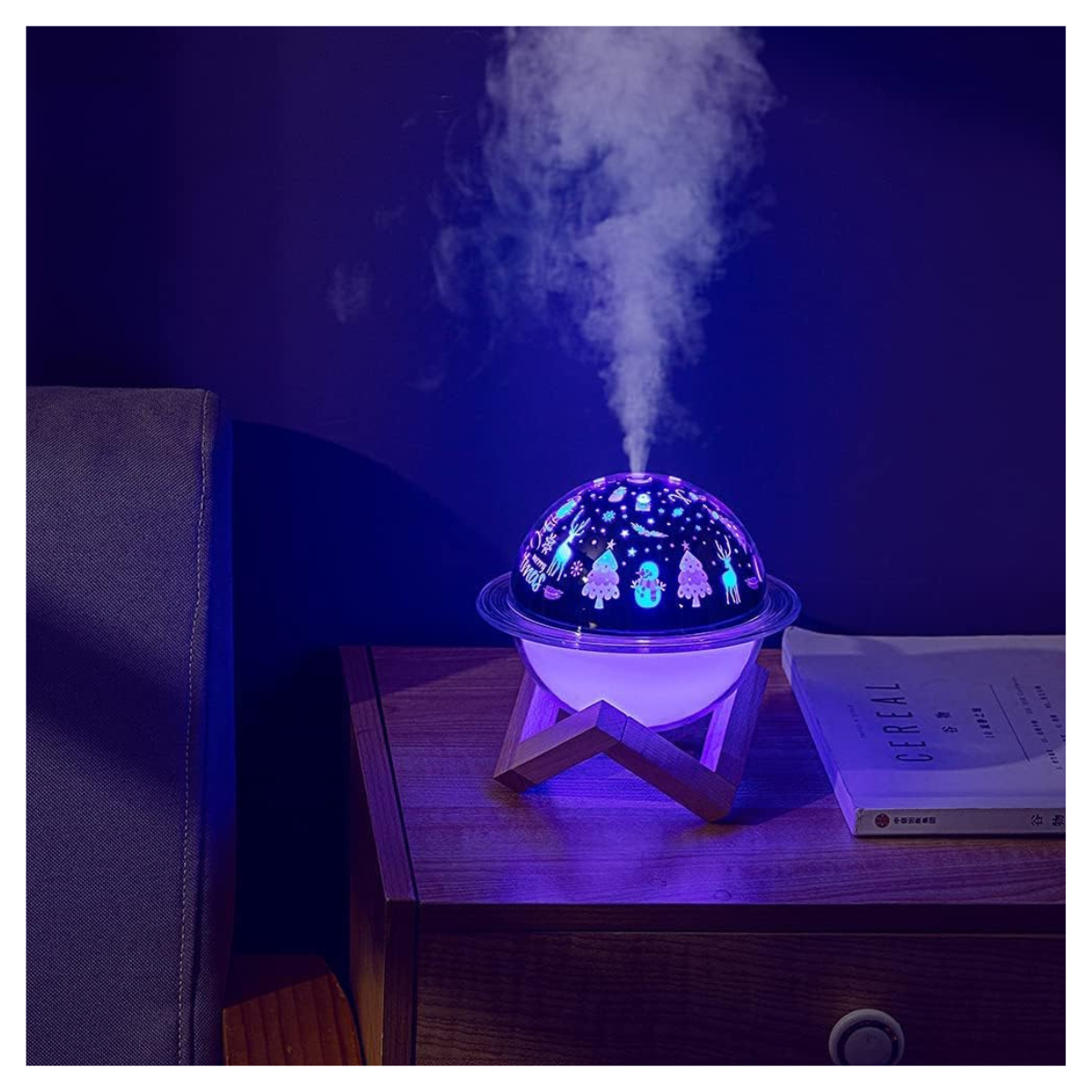Lámpara Globo Navideño con Humidificador - vista 2 - Iron Oak Chile