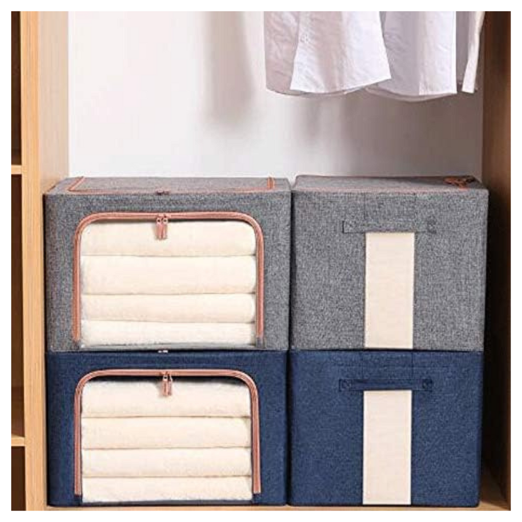 Caja Organizadora de Tela con Ventana - vista 2 - Iron Oak Chile