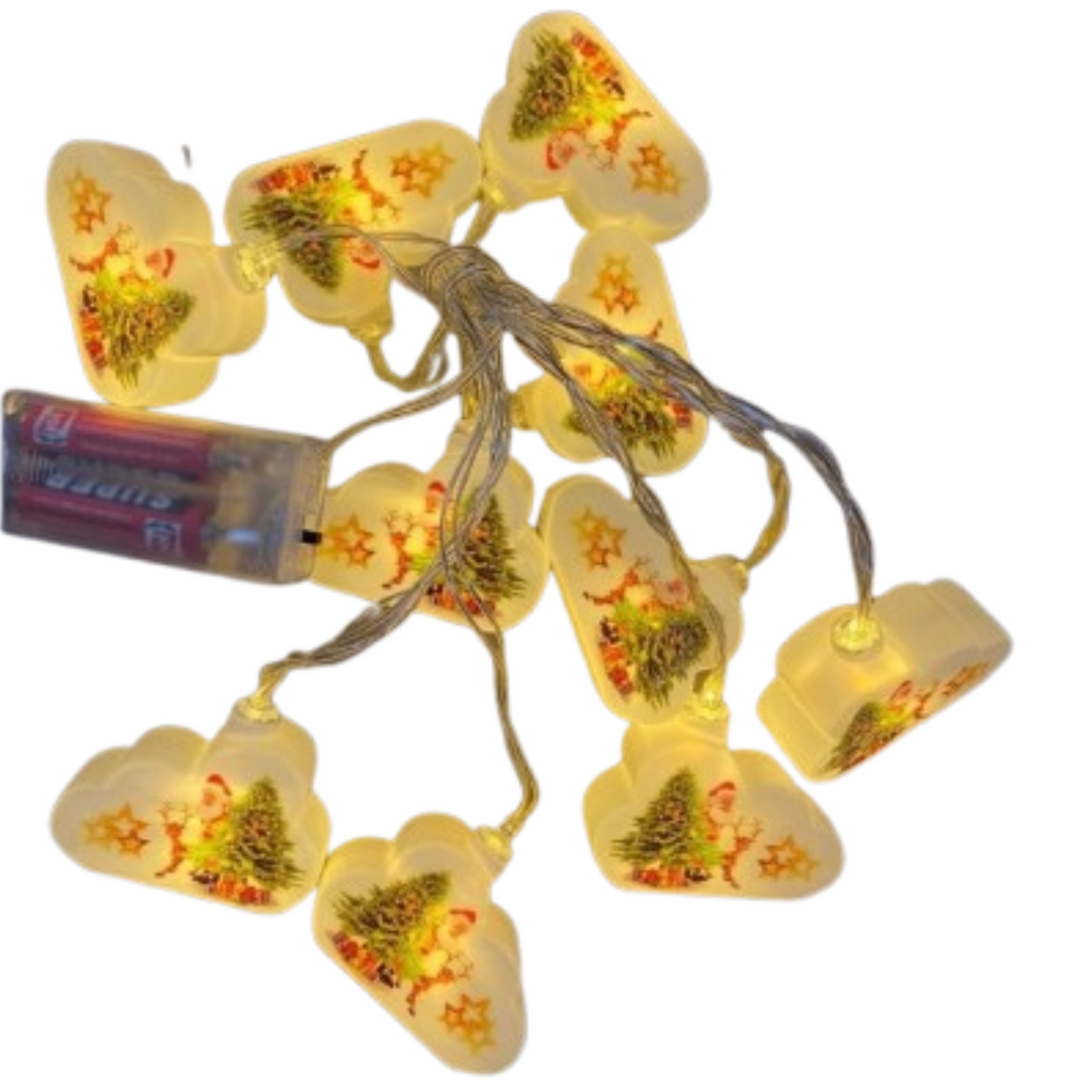Guirnalda LED con Figuras Navideñas - vista 1 - Iron Oak Chile