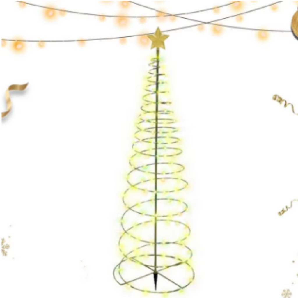 Árbol Navideño Ondulado LED 50 cm - vista 1 - Iron Oak Chile