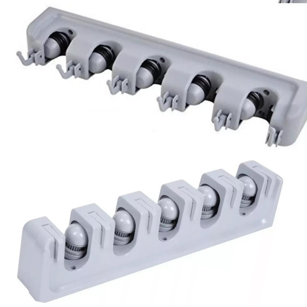 Organizador de Pared para Escobas y Traperos - vista 2 - Iron Oak Chile