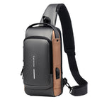 Bolso Cruzado Antirrobo con Clave - vista 2 - Iron Oak Chile