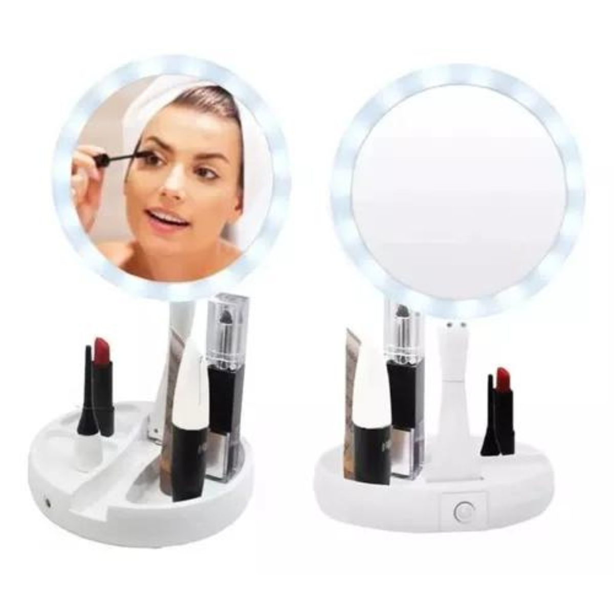 Espejo de Maquillaje con Luz LED - vista 1 - Iron Oak Chile