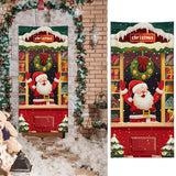 Cubierta Navideña para Puerta | Papá Noel