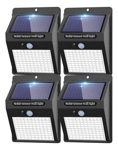 Pack 4 Focos Solares LED para Exterior - vista 1 - Iron Oak Chile