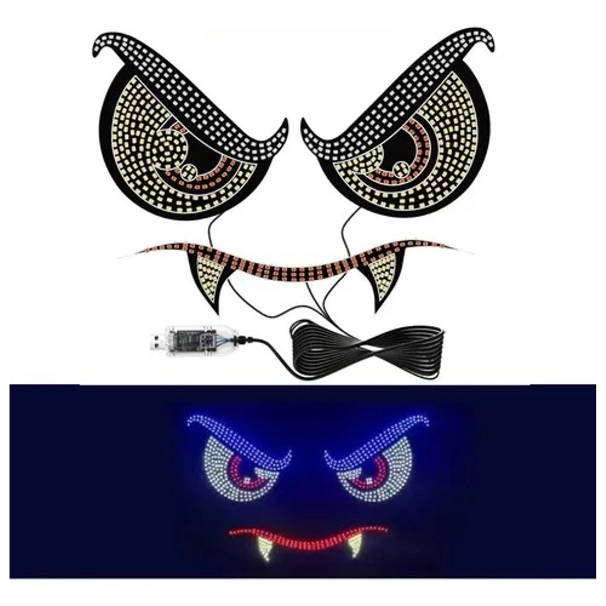 Ojos LED RGB para Auto USB - foto 2