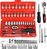 Kit de Herramientas 46 Piezas | Dados y Puntas