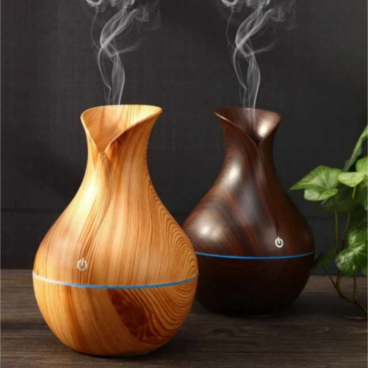 Humidificador Aromatizador Diseño Madera - foto 3