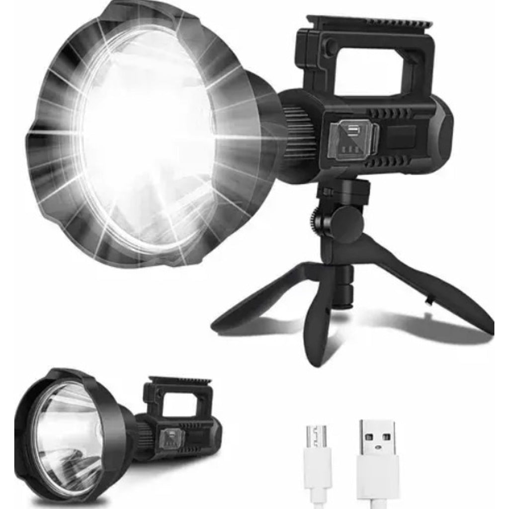 Foco Linterna LED Recargable con Trípode - foto 1