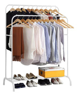 Perchero Doble Barra con Repisas | Ropa y Zapatos