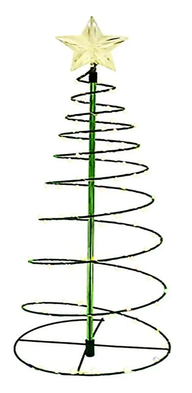 Árbol Navideño Solar Espiral - vista 3 - Iron Oak Chile