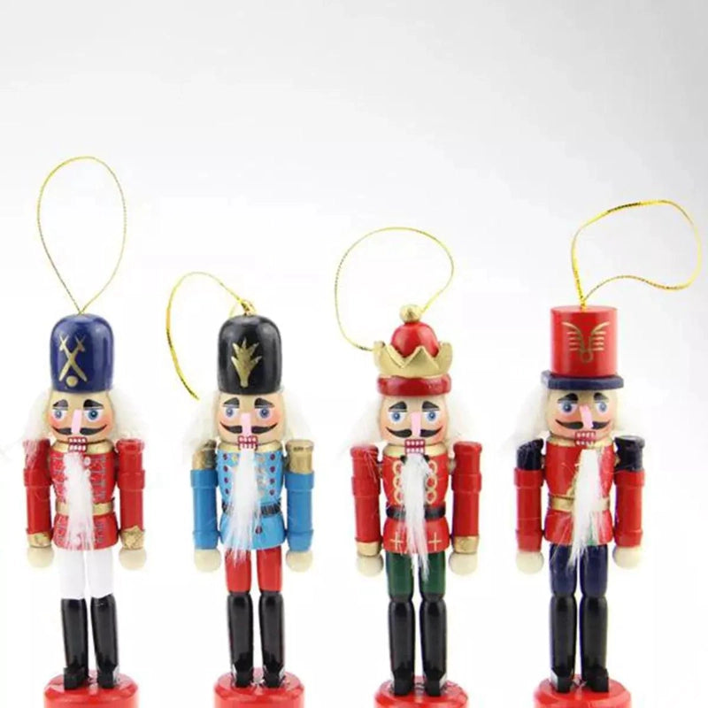 Pack 4 Cascanueces Navideños Decorativos - vista 4 - Iron Oak Chile