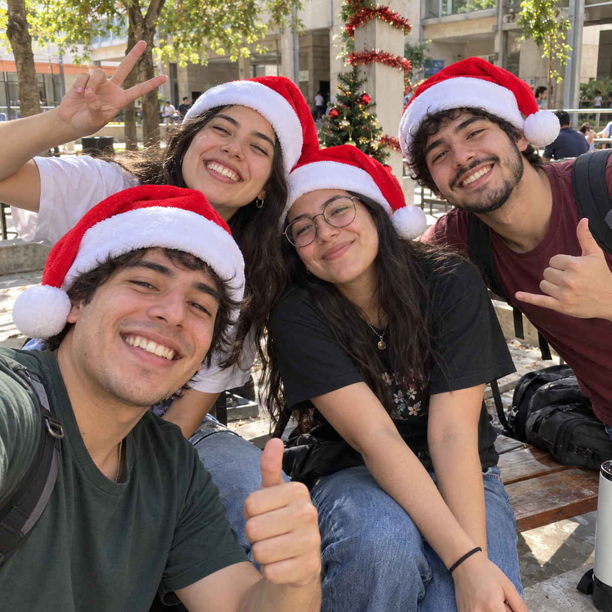 Pack 6 Gorros Navideños - en el hogar - Iron Oak Chile