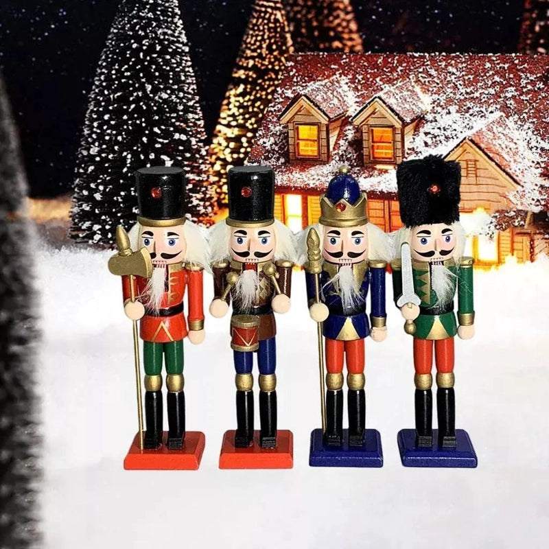 Pack 4 Cascanueces Navideños Decorativos - vista 3 - Iron Oak Chile
