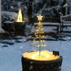 Árbol Navideño Solar Espiral - vista 2 - Iron Oak Chile