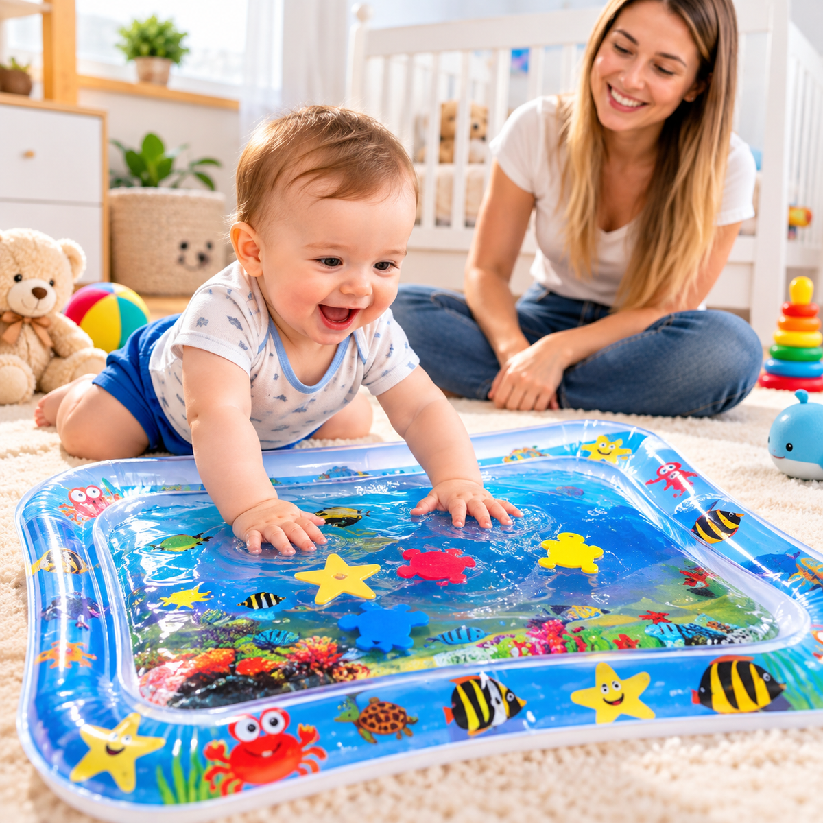 Alfombra Sensorial de Agua para Bebés - Iron Oak Chile