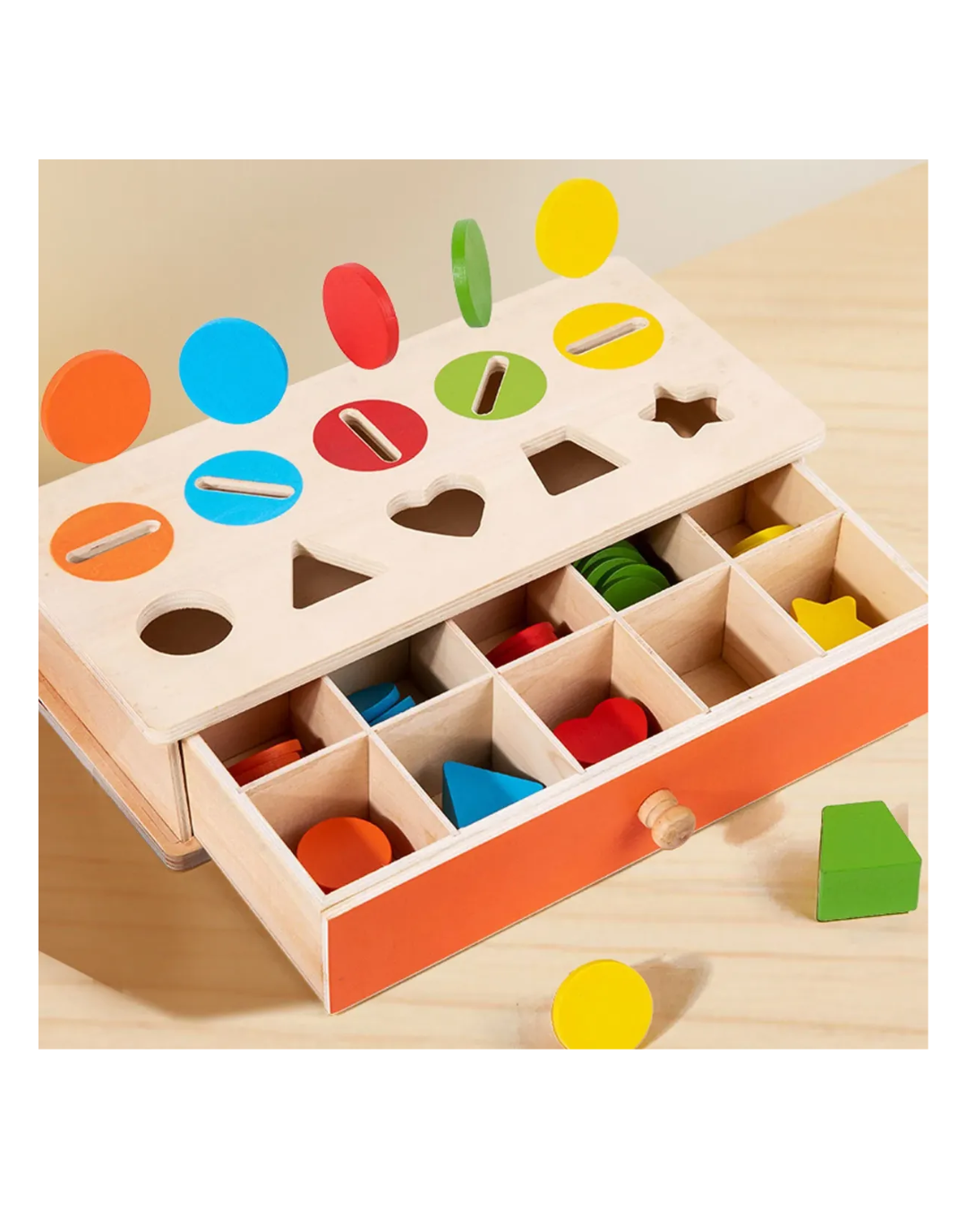 Caja Montessori de Formas y Colores - vista 1 - Iron Oak Chile