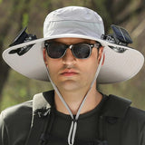 Sombrero con Ventilador Solar | Fresco bajo el sol