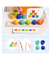 Juego Didáctico de Madera para Clasificar Colores
