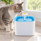 Fuente de Agua para Mascotas con Filtro y Luz LED - beneficios y características - Iron Oak Chile