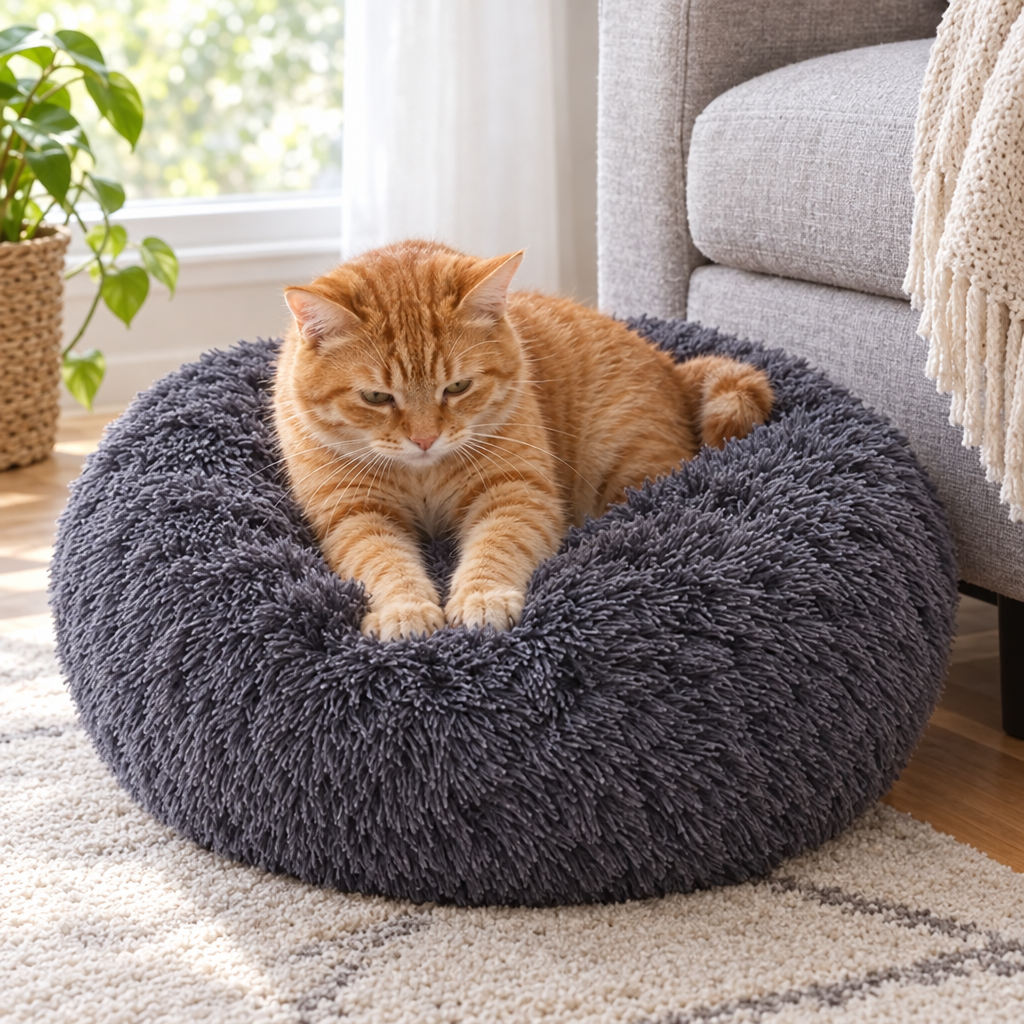 Cama Antiestrés para Mascotas 60 cm - en el hogar - Iron Oak Chile