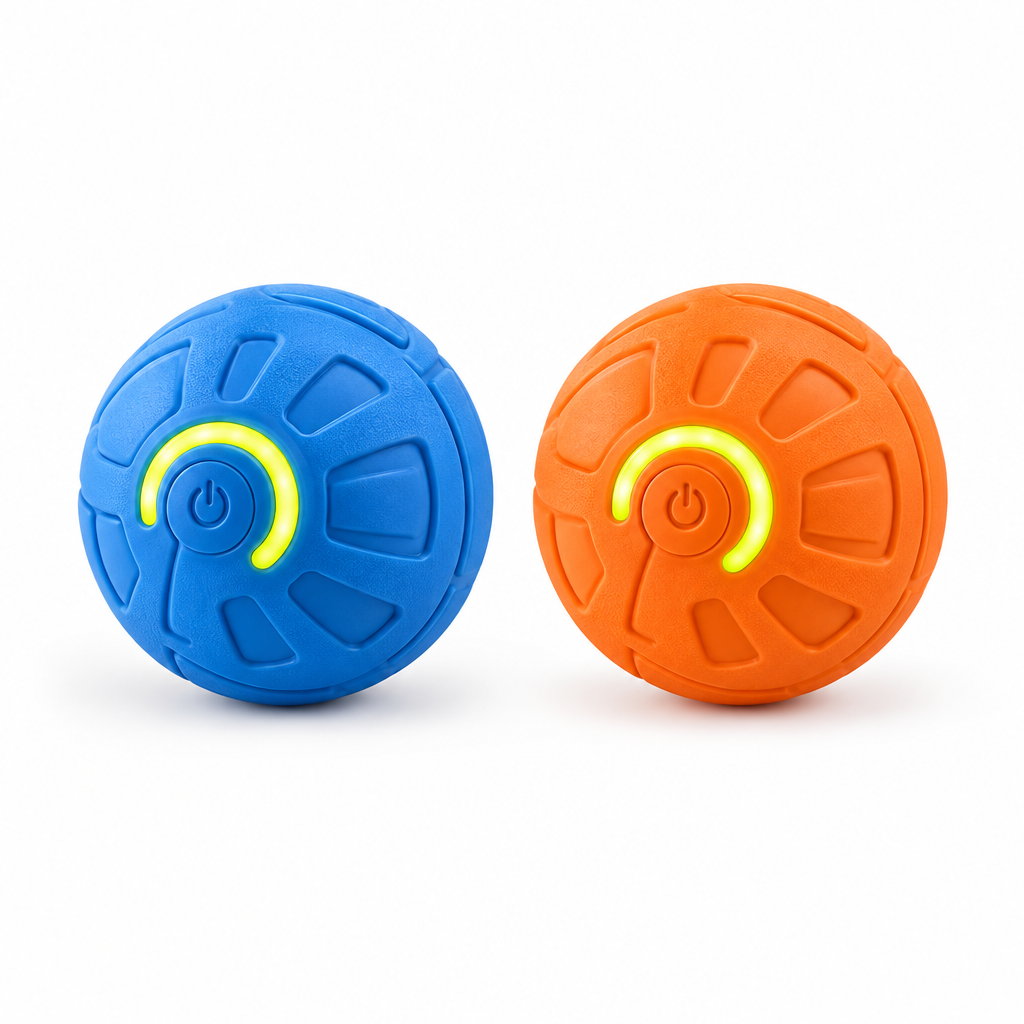 Pelota Inteligente Interactiva para Perros y Gatos - en uso - Iron Oak Chile