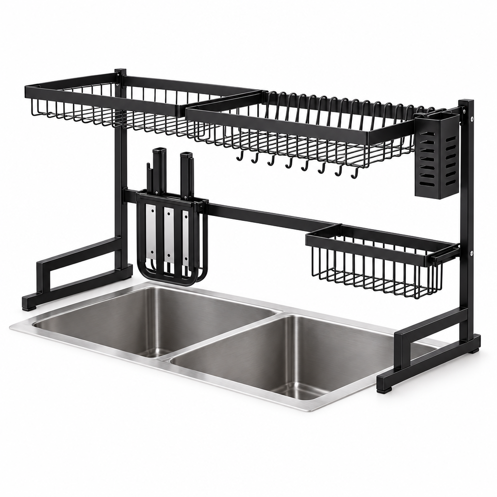 Rack Escurridor de Platos sobre Lavaplatos 85 cm - Iron Oak Chile