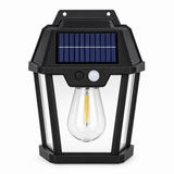 Farol Solar de Pared Vintage con Sensor de Movimiento | Sin cables ni cuenta de luz