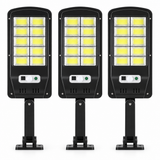 Pack 3 Focos Solares LED con Sensor de Movimiento | Ilumina patio y entrada sin cables