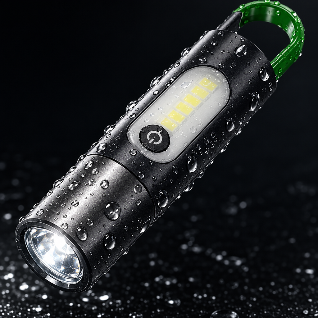 Linterna LED de Bolsillo 750 Lúmenes - en uso - Iron Oak Chile