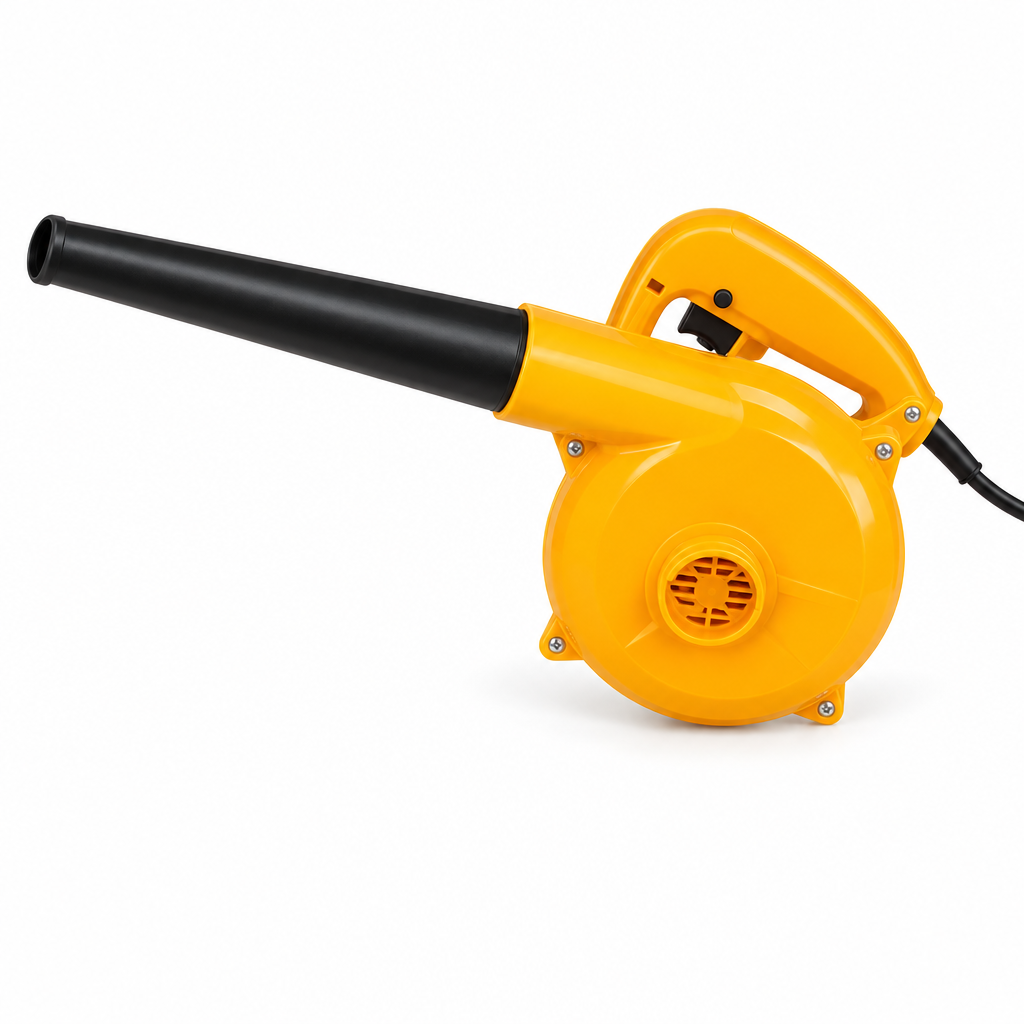Sopladora y aspiradora eléctrica 800 W amarilla - Iron Oak Chile