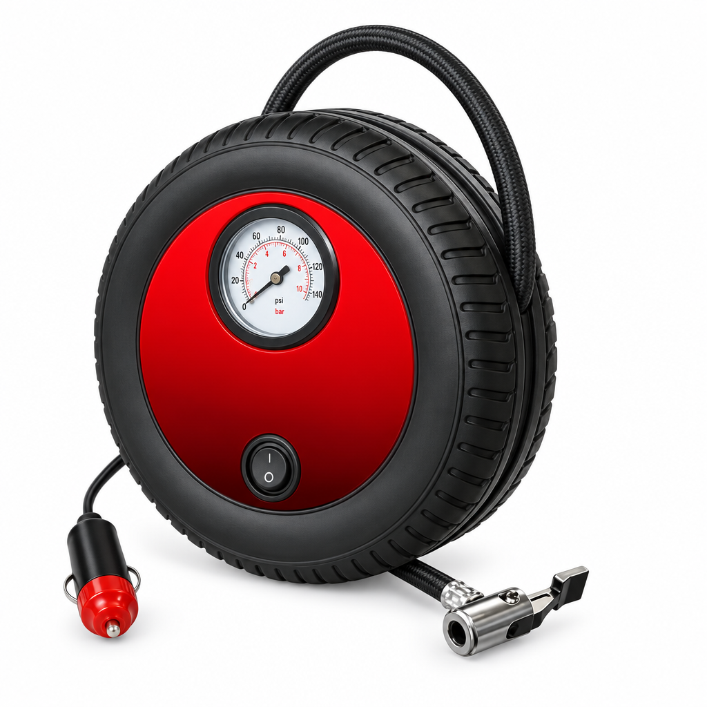 Compresor de Aire Portátil 12 V - Iron Oak Chile