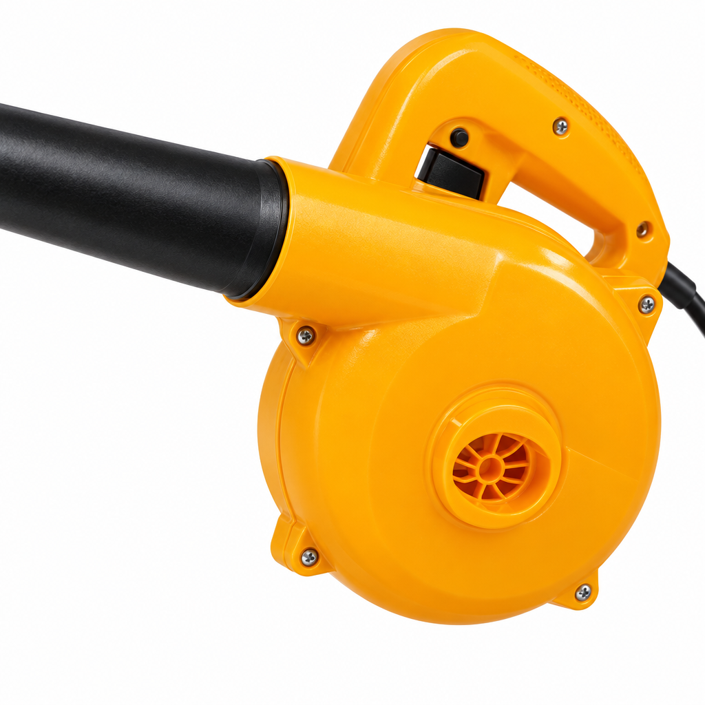 Detalle de la sopladora y aspiradora eléctrica 800 W - Iron Oak Chile
