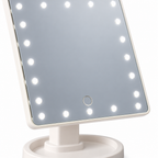Espejo de Maquillaje con 22 Luces LED - en uso - Iron Oak Chile
