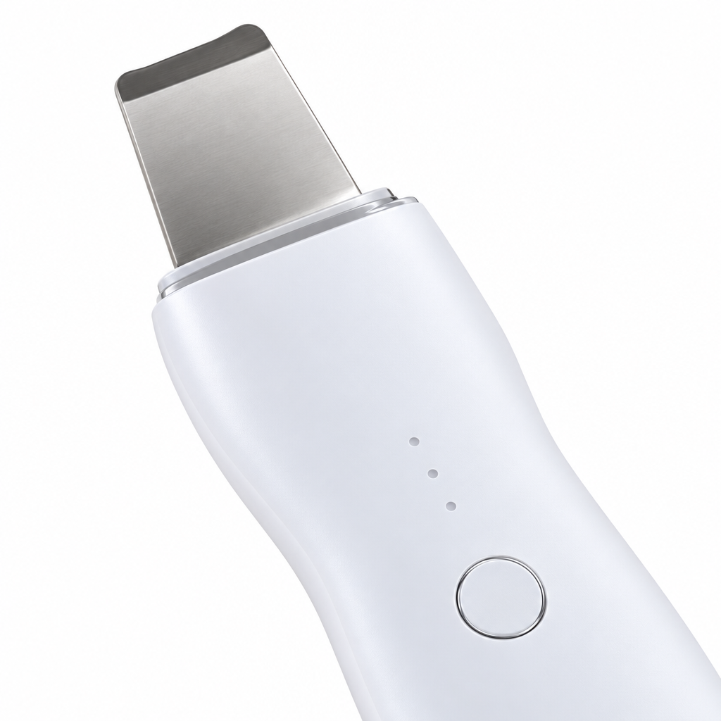 Paleta Ultrasónica Limpiadora Facial - en uso - Iron Oak Chile