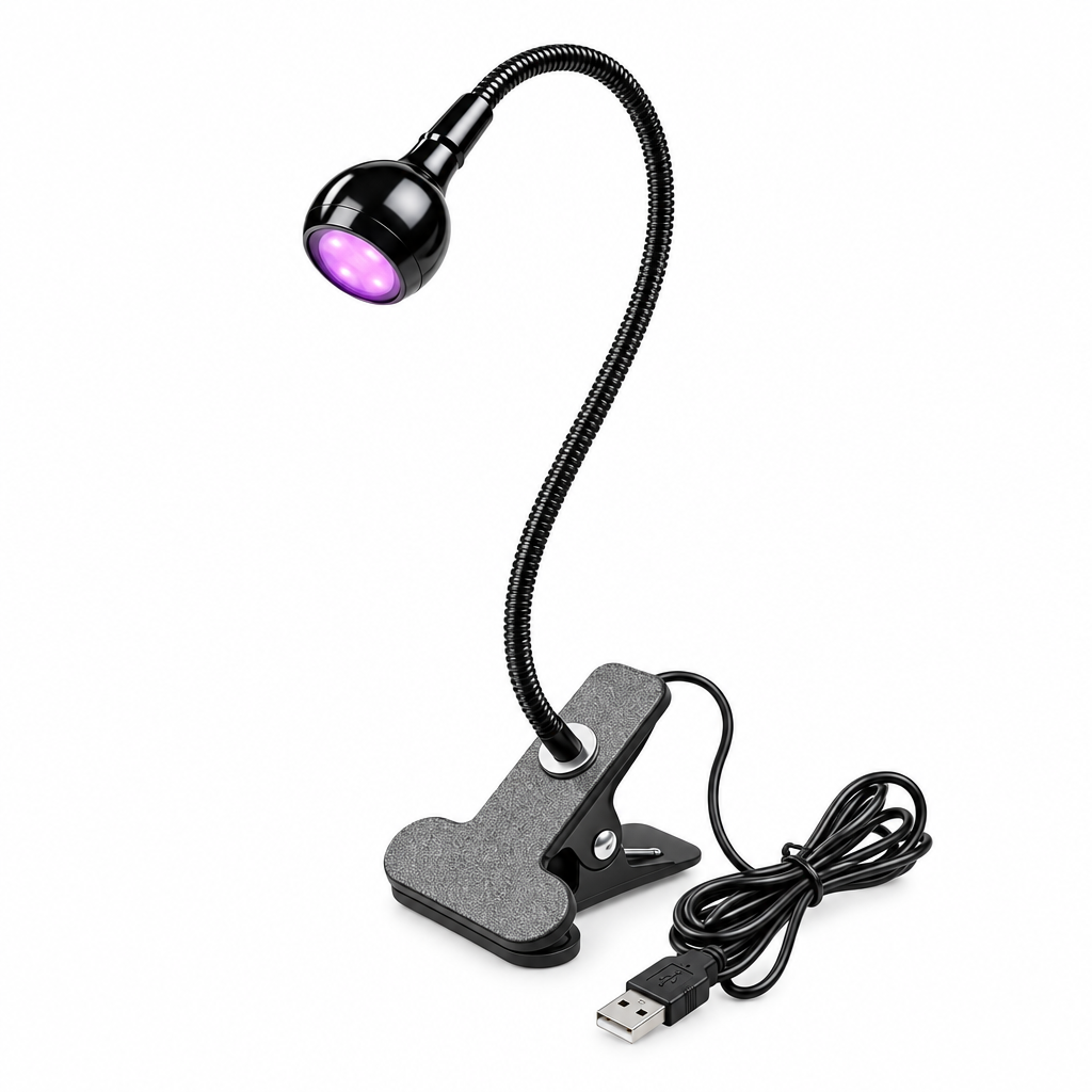 Lámpara UV LED para Uñas Flexible con Pinza