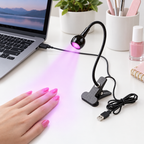 Lámpara UV LED para Uñas Flexible con Pinza, Manicure en casa - foto 5