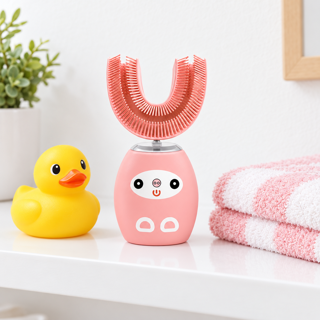Cepillo de Dientes Eléctrico en U para Niños, Cepillado completo y divertido - foto 5