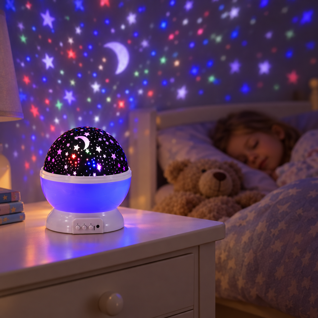 Espanta Cuco Proyector de Galaxia con Música, Luz de noche para niños - foto 3