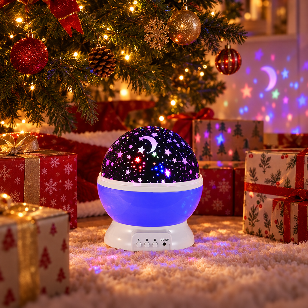 Espanta Cuco Proyector de Galaxia con Música, Luz de noche para niños - foto 5