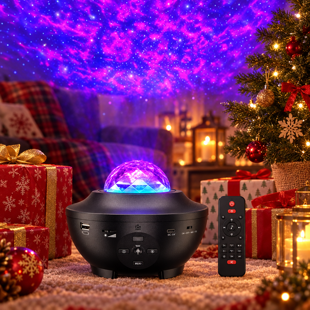 Proyector de Galaxia y Estrellas con Parlante Bluetooth, Tu pieza como el universo - foto 5