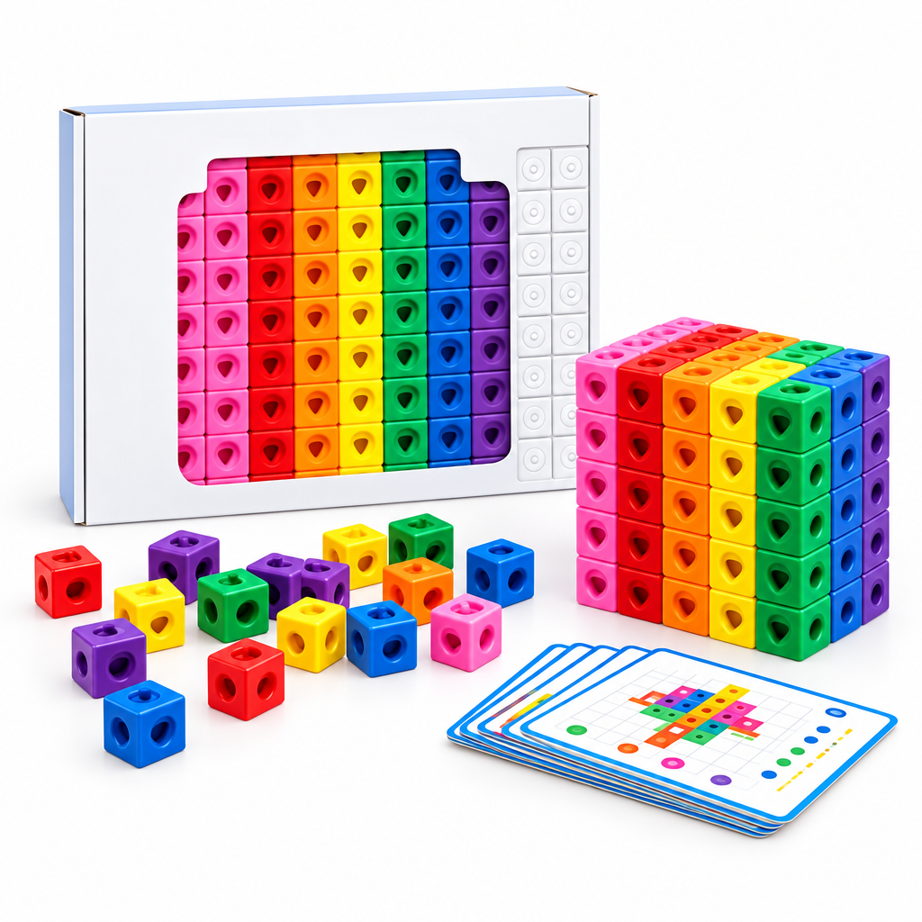 Cubos Matemáticos Didácticos 117 Piezas