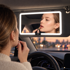 Espejo de Maquillaje con Luz LED para Auto - vista 4 - Iron Oak Chile