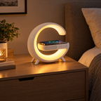 Lámpara LED con Parlante Bluetooth y Cargador - vista 3 - Iron Oak Chile