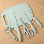 Set de Cuchillos y Tabla 7 en 1 - vista 5 - Iron Oak Chile